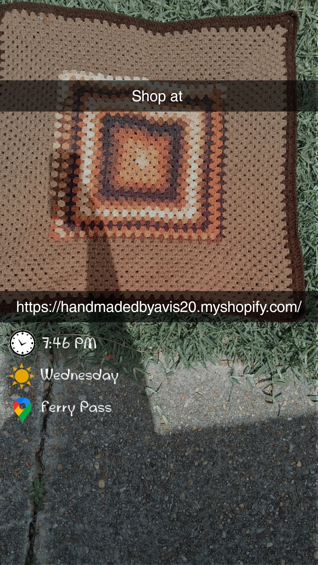 Browns baby blanket