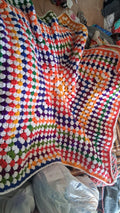 Granny star blanket 🌈🤍 baby blanket