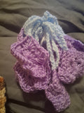 Purple and blue star wall hanging